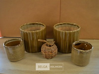 4 div bloempotten - afbeelding 1 van  3