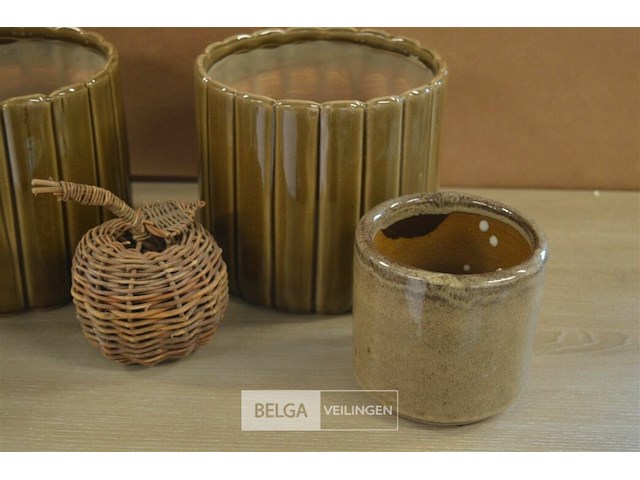 4 div bloempotten - afbeelding 3 van  3