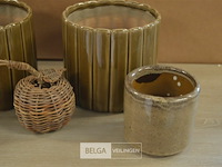 4 div bloempotten - afbeelding 3 van  3