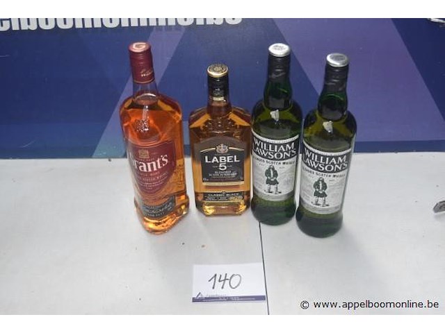 4 div flessen whiskey, wo william lawson's - afbeelding 1 van  1