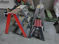 4 diverse alu ladders - afbeelding 1 van  4