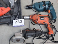 4 diverse elektrische handgereedschappen, werking niet gekend - afbeelding 2 van  3