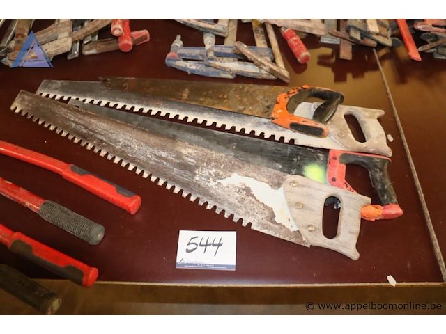 4 diverse handzagen - afbeelding 1 van  1