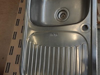 4 diverse inox spoelbakken + onderbouwspoelbak - afbeelding 4 van  6