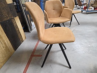 4 diverse lederen eetkamerstoelen mats mobitec - afbeelding 3 van  16
