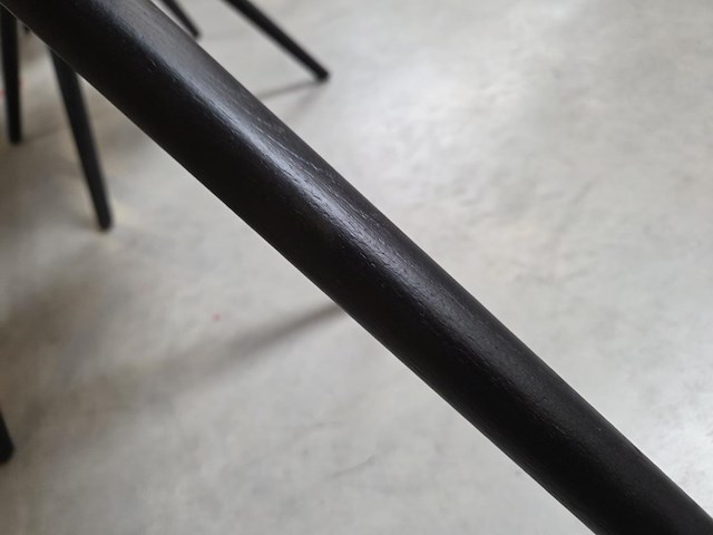 4 diverse lederen eetkamerstoelen mats mobitec - afbeelding 8 van  16