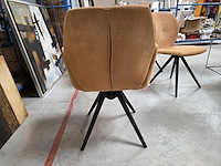 4 diverse lederen eetkamerstoelen mats mobitec - afbeelding 13 van  16