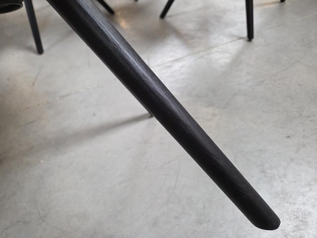 4 diverse lederen eetkamerstoelen mats mobitec - afbeelding 16 van  16