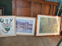 4 diverse wandversieringen