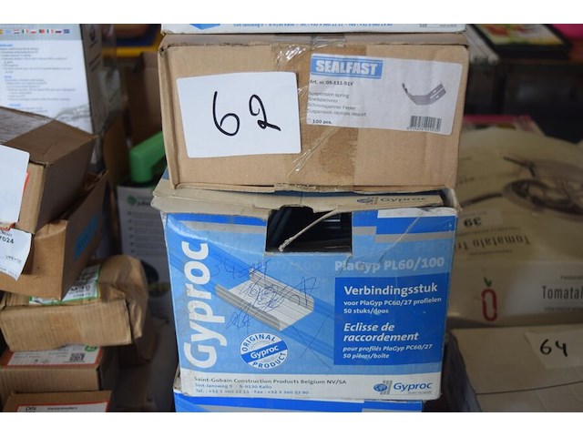 4 doosjes gyproc benodigdheden - afbeelding 4 van  4