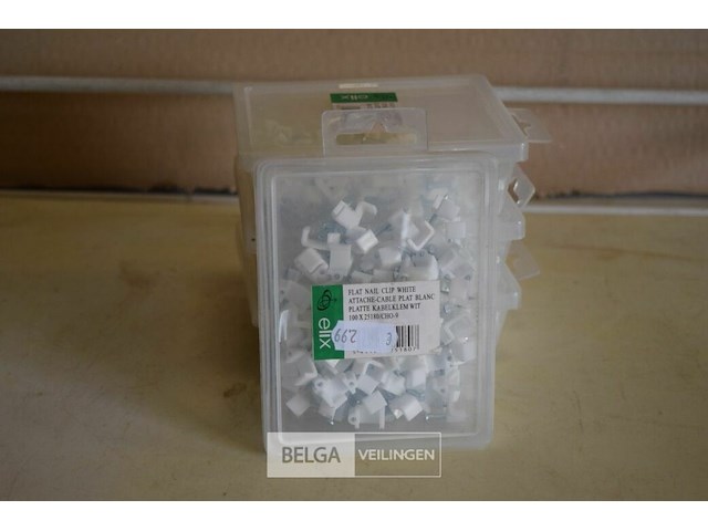 4 doosjes platte kabelklem 100x25180 cho 9 - afbeelding 1 van  2