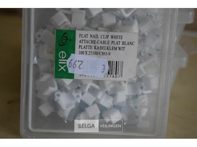 4 doosjes platte kabelklem 100x25180 cho 9 - afbeelding 2 van  2