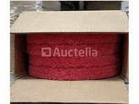 4 dozen - red spray buff 10" schijven (ø 254 mm / 25 cm) - 20 stuks - afbeelding 2 van  5