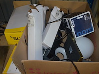 4 dozen gevuld met verlichting w.o. ledstrips, inbouwspots, opbouwspots, muurverlichting, plafondlampen, bureellamp - afbeelding 4 van  11