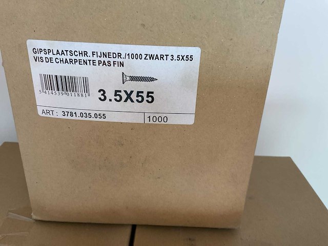 4 dozen gipsplaatschroeven ; houtdraadbouten - afbeelding 2 van  5