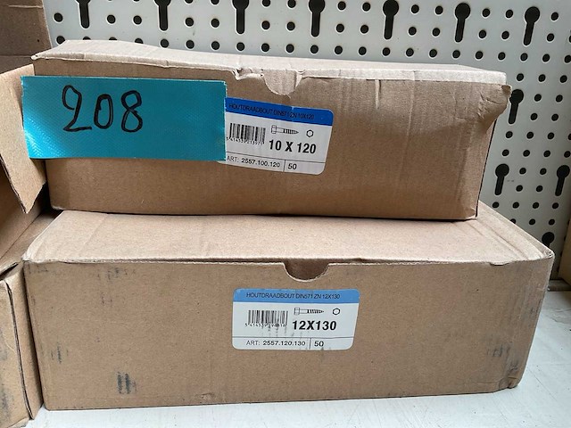 4 dozen houtdraadbouten - afbeelding 2 van  5
