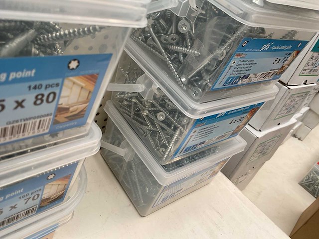 4 dozen houtschroeven met bits - afbeelding 4 van  5