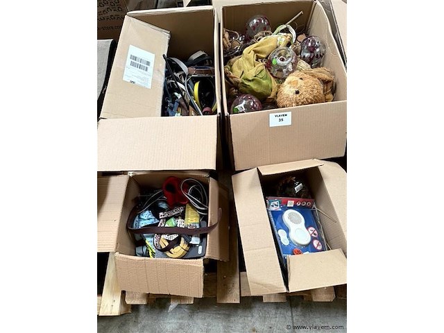 4 dozen, inh. partij div. huisdieren toebehoren - afbeelding 1 van  5