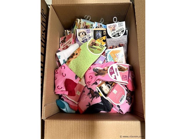 4 dozen, inh. partij div. kousen en slippers - afbeelding 4 van  5