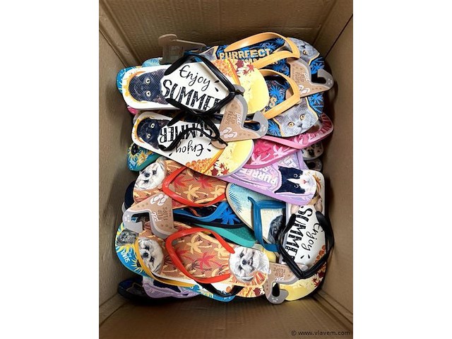 4 dozen, inh. partij div. kousen en slippers - afbeelding 5 van  5