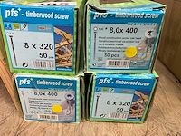 4 dozen lange houtschroeven - afbeelding 2 van  4