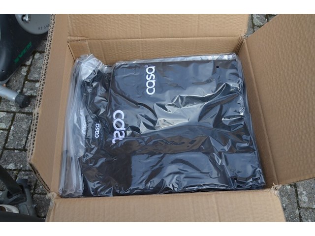 4 dozen met ca. 144 stuks mouwloze t-shirts zwart maat s (nieuw) - afbeelding 1 van  7