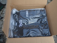 4 dozen met ca. 144 stuks mouwloze t-shirts zwart maat s (nieuw)