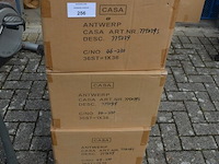 4 dozen met ca. 144 stuks mouwloze t-shirts zwart maat s (nieuw) - afbeelding 4 van  7
