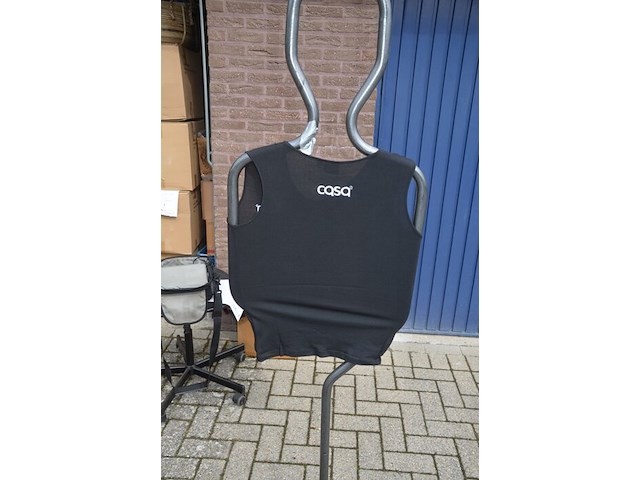 4 dozen met ca. 144 stuks mouwloze t-shirts zwart maat s (nieuw) - afbeelding 7 van  7