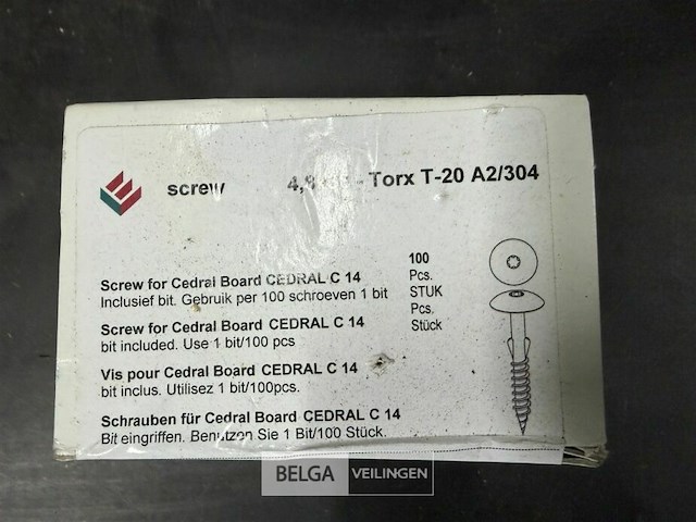± 4 dozen schroeven screw - afbeelding 2 van  2