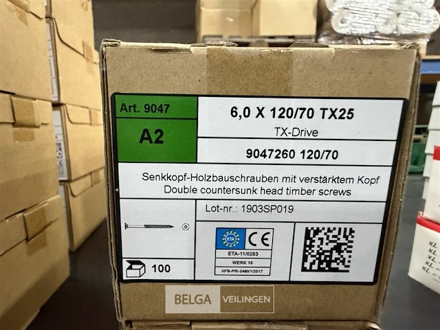 ± 4 dozen schroeven tx drive - afbeelding 3 van  3