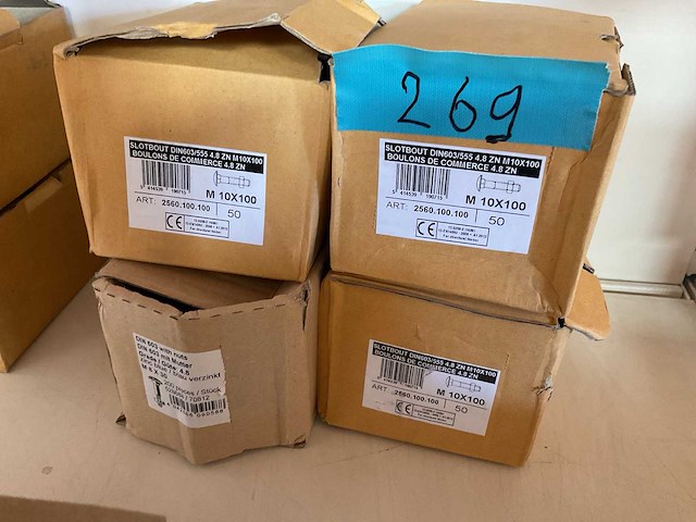 4 dozen slotbouten - afbeelding 1 van  3