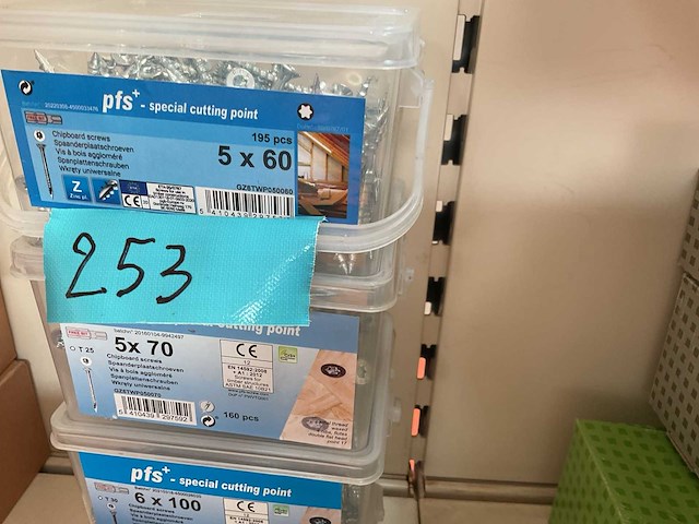 4 dozen spaanderplaatschroeven - afbeelding 3 van  4