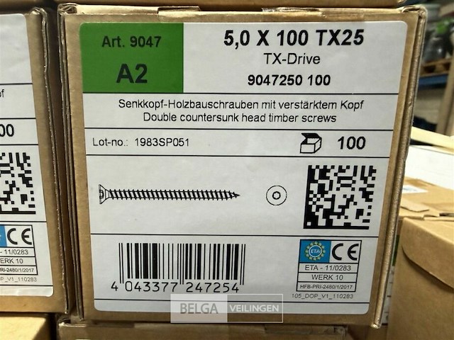 4 dozen torxschroeven - afbeelding 3 van  3