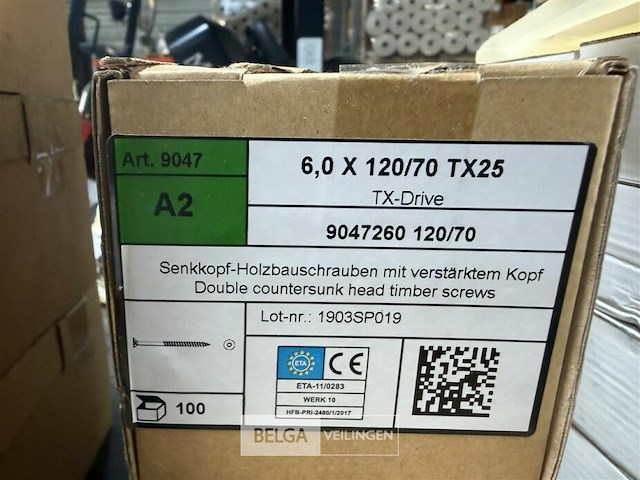 4 dozen torxschroeven - afbeelding 2 van  2