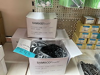 4 dozen zwarte stalen clips - afbeelding 1 van  2