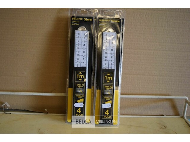 4 duimstok 1m - afbeelding 1 van  2