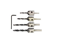 4 falon-tech verstelbare houtboorbits voor snijders - afbeelding 1 van  1