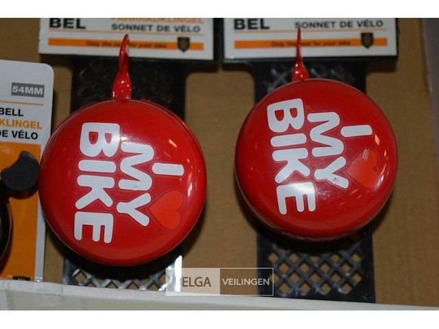 4 fietsbellen 3xø65mm, 1xø54mm - afbeelding 2 van  2