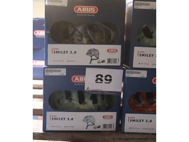 4 fietshelmen abus smiley 3,0, maat s - afbeelding 1 van  2