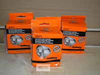 4 fietskoplamp chroom - afbeelding 1 van  2