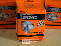 4 fietskoplamp chroom - afbeelding 2 van  2