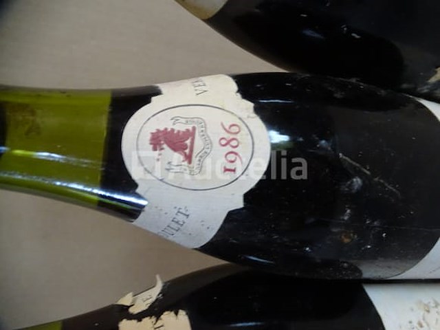 4 flessen beaune 1er cru clos des aigrots 1986 - afbeelding 3 van  4