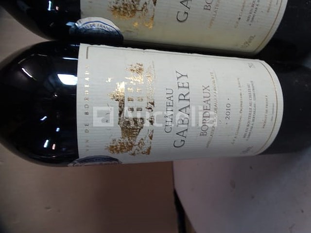 4 flessen bordeaux château gabarey 2010 - afbeelding 3 van  4