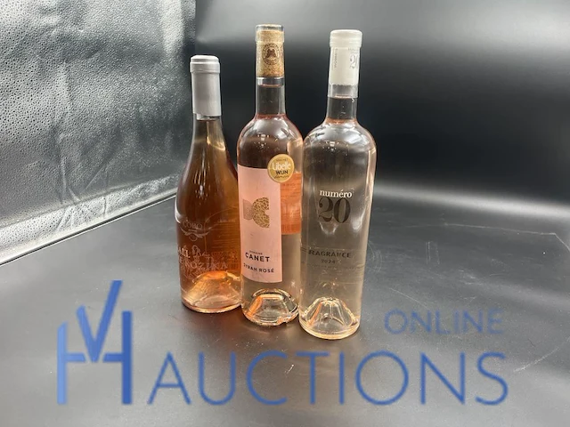 4 flessen diverse roséwijn - afbeelding 1 van  3