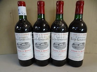 4 flessen lalande pomerol château des gazelles 1986