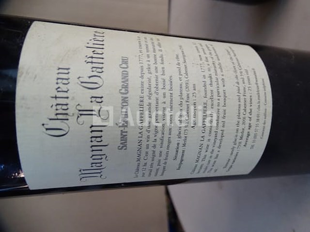 4 flessen saint-emilion grand cru château magnan la gaffeliere 2003 - afbeelding 3 van  4