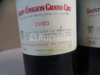 4 flessen saint-emilion grand cru château magnan la gaffeliere 2003 - afbeelding 4 van  4
