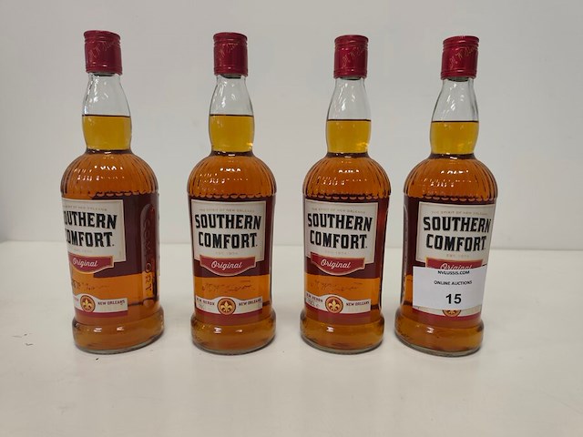 4 flessen southern comfort - afbeelding 1 van  4