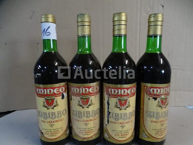 4 flessen vino liquoroso mineo zibibbo - afbeelding 1 van  3